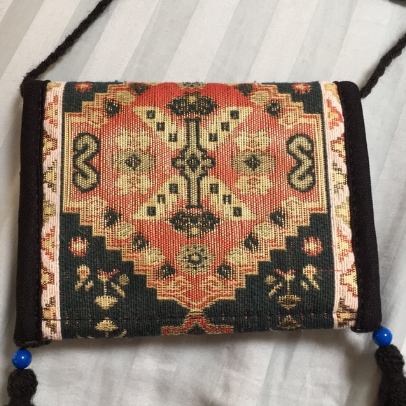 🌑 NEW Earthy Tribal MultiColor Crossbody Purse🌑 - Picture 4 of 6